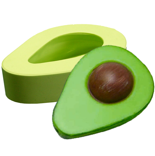Molde Abacate Metade Mini