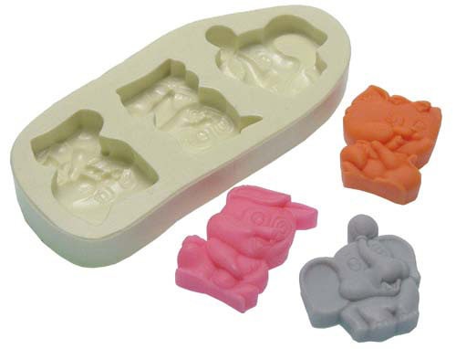 Molde Gato/ Elefante/ Coelho