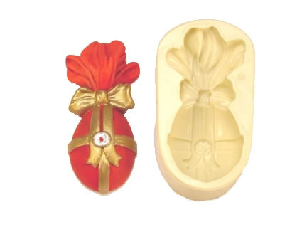 Molde Ovo com Laço Pequeno