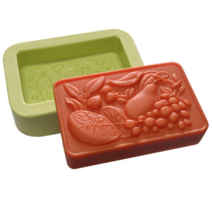 Molde Retangular Frutas