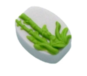 Molde Semi Oval Folhagem 