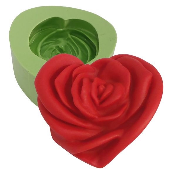 Molde Rosa Coração