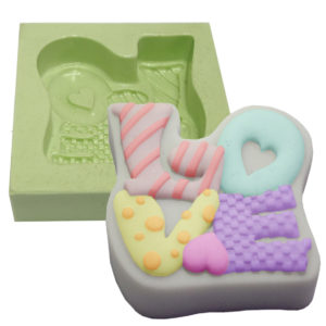 Forma de Silicone LOVE